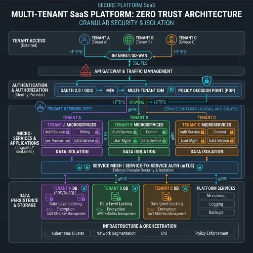 Security by Design: Hardening Multi-Tenant SaaS Platforms Against Modern Threats