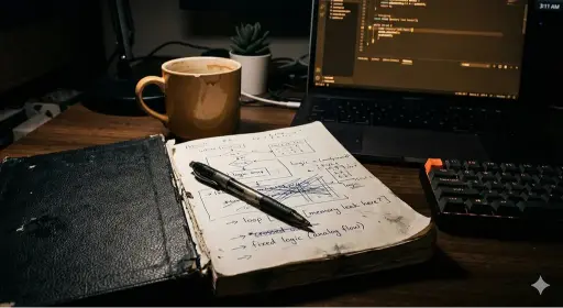 The Ghost in the Code: Why I Still Keep a Paper Notebook